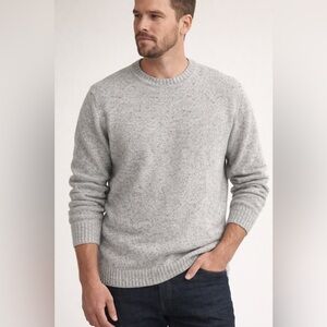 American Eagle Men's Crewneck Wool Blend Long Sleeve Sweater, Size XL Tall